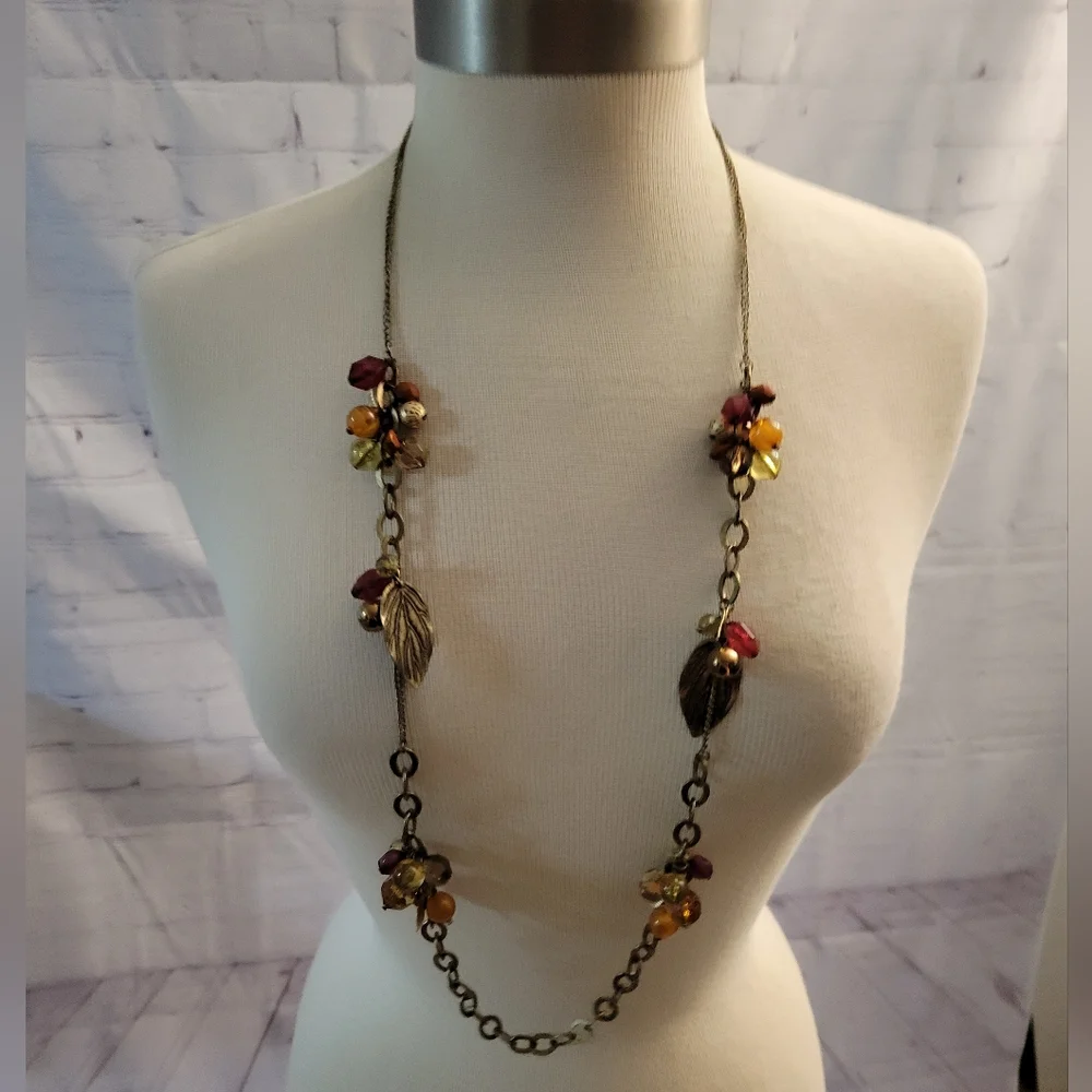 Ruby Rd Beaded Chain Necklace - Picture 2 of 8